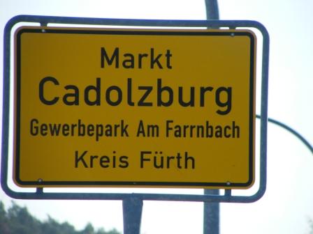 Ortsschild Gewerbegebiet Am Farrnbach