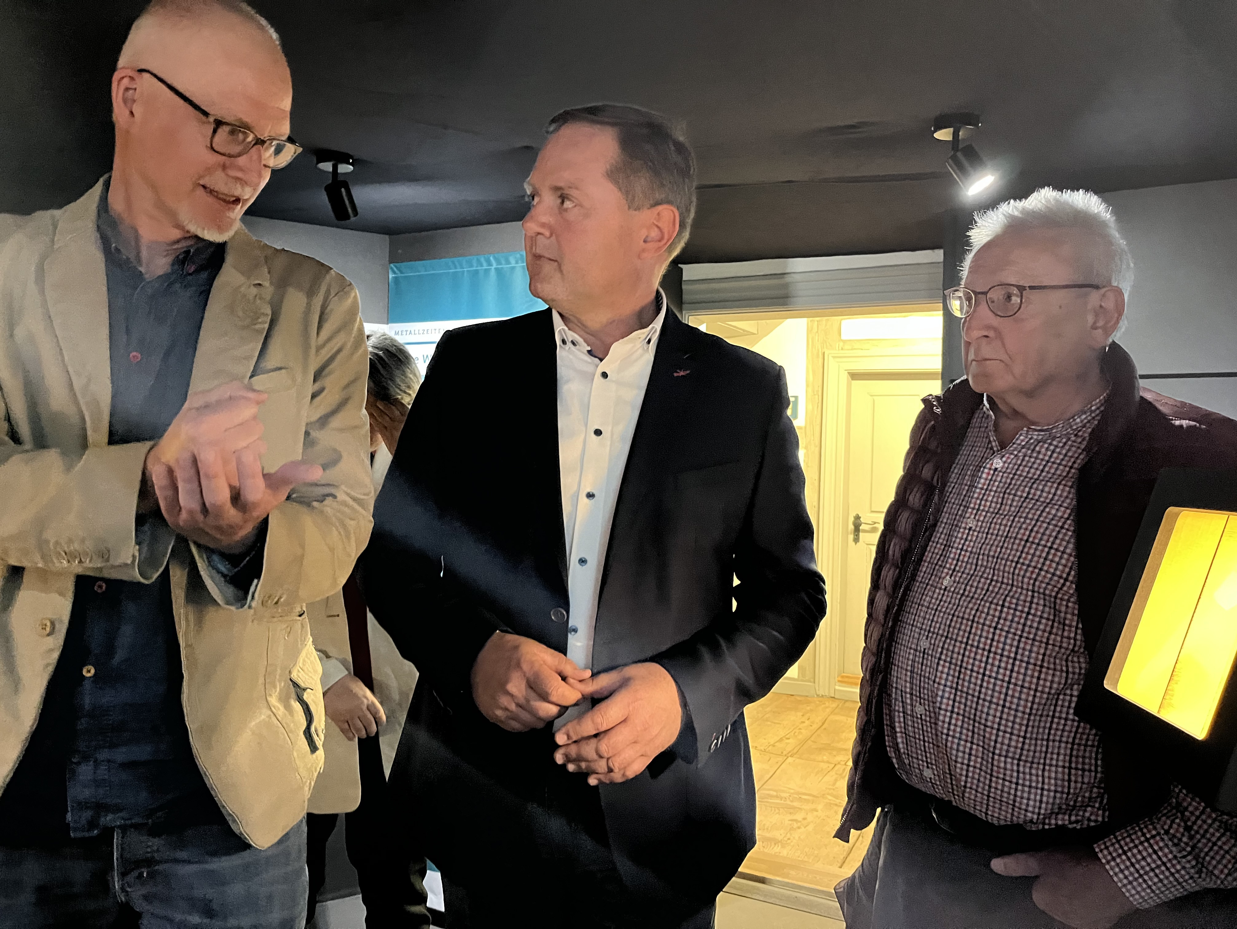 Prof. Dr. Thorsten Uthmeier, Erster Bürgermeister Bernd Obst und Zweiter Bürgermeister Dr. Georg Krauß